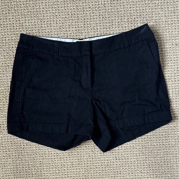 J. Crew Pants - J.Crew Women’s Black Cotton Bermuda Shorts,Classic Chino Mid-Rise Casual Shorts